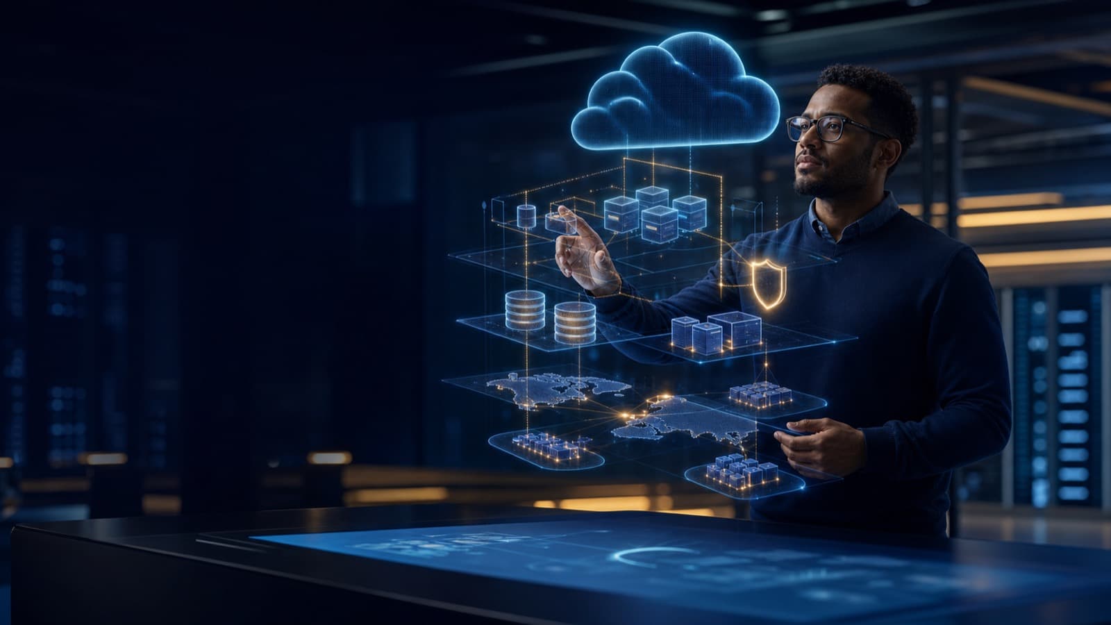 Oracle Cloud Infrastructure Architect Associate cloud architecture with secure OCI networking, compute, storage, databases and high availability